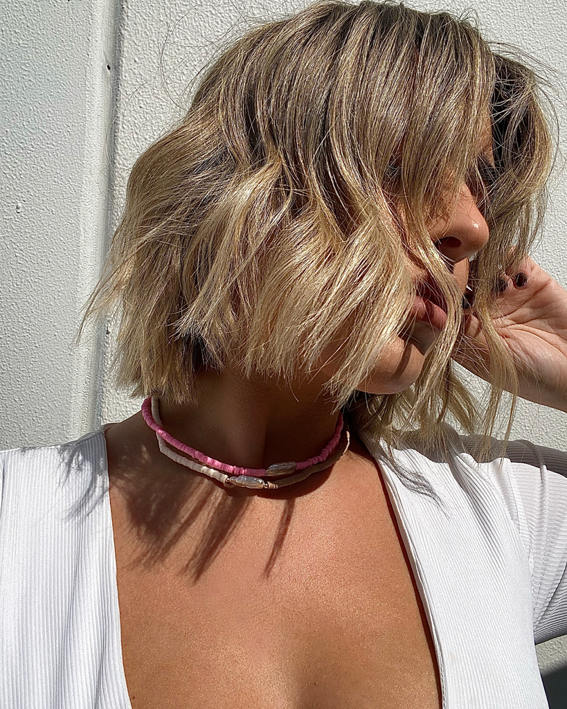 Miz Casa & Co Moana Choker Pearl Pink