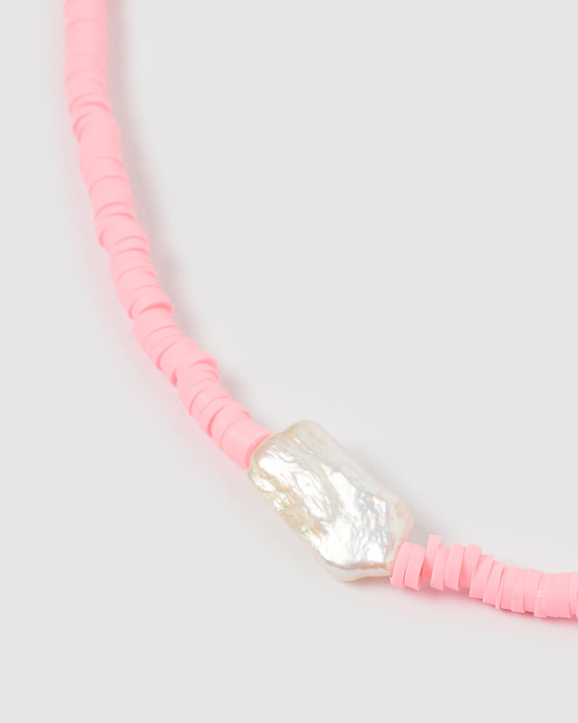 Miz Casa & Co Moana Choker Pearl Pink