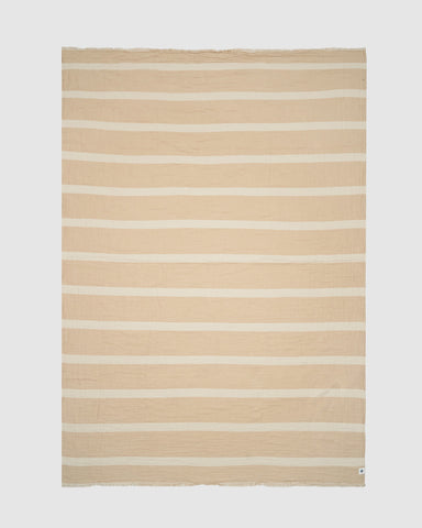 Miz Casa & Co Monaco Beach Blanket Grey Stripe