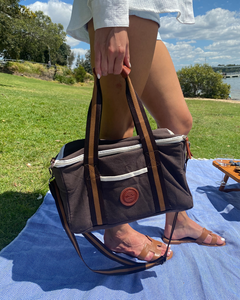 Miz Casa and Co Mosman Cooler Bag Brown