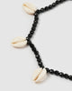 Miz Casa & Co Nemo Shell Necklace Black
