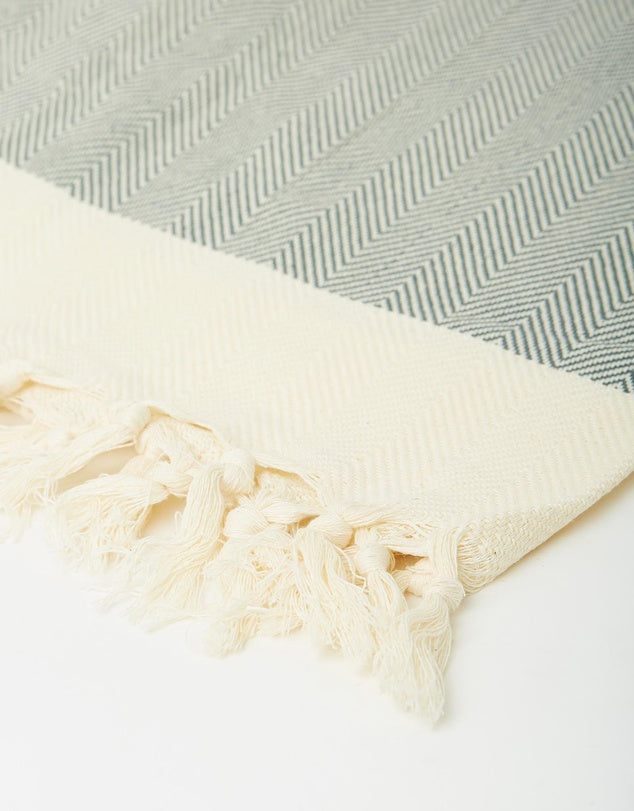 Miz Casa & Co Nice Turkish Towel Grey