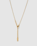 Miz Casa & Co Naia Necklace Gold Pearl