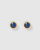 Miz Casa & Co Oceanic Stud Earrings Gold Navy