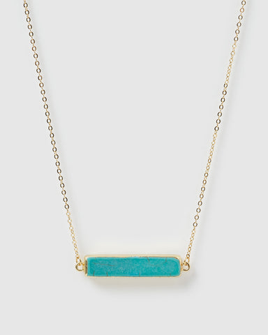 Miz Casa & Co Nomikos Copper Turquoise Necklace