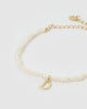 Miz Casa & Co Pearl Letter D Bracelet