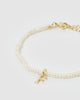 Miz Casa & Co Pearl Letter F Bracelet