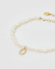 Miz Casa & Co Pearl Letter O Bracelet