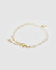 Miz Casa & Co Pearl Letter P Bracelet