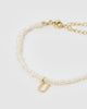 Miz Casa & Co Pearl Letter U Bracelet