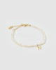 Miz Casa & Co Pearl Letter N Bracelet