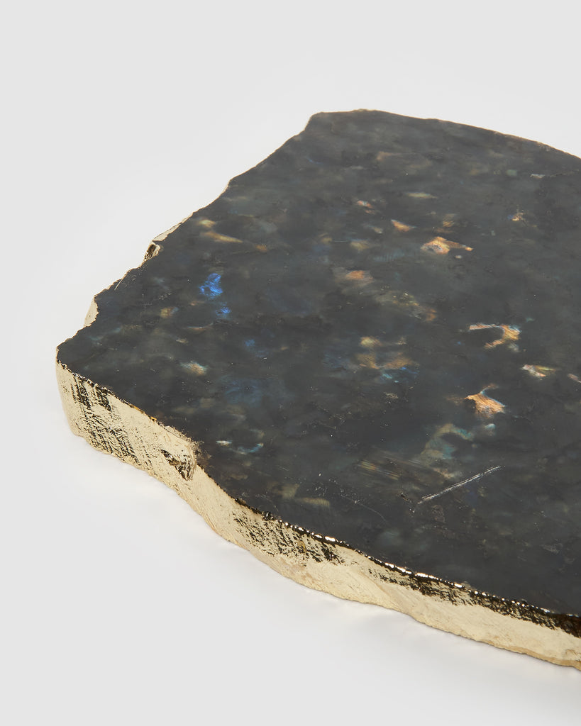 Miz Casa & Co Labradorite Crystal Platter