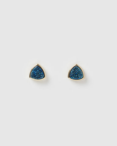 Miz Casa & Co Sunlit Stud Earrings Moonstone Gold