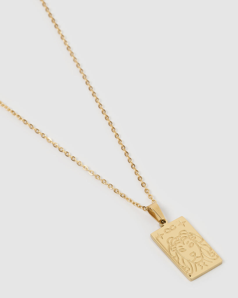 Miz Casa & Co Simba Pendant Necklace Gold