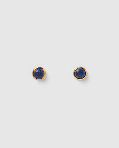 Miz Casa & Co Sunlit Stud Earrings Moonstone Gold