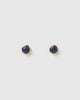 Miz Casa & Co Sunlit Stud Earrings Navy Gold