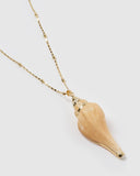 Miz Casa & Co Seaside Shell Necklace Gold