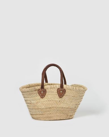 Miz Casa & Co Mini Bree Brown Basket Bag Brown