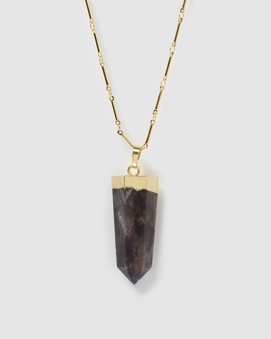 Miz Casa & Co Willa Necklace Black Onyx