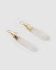 Miz Casa & Co Spade Crystal Drop Earrings