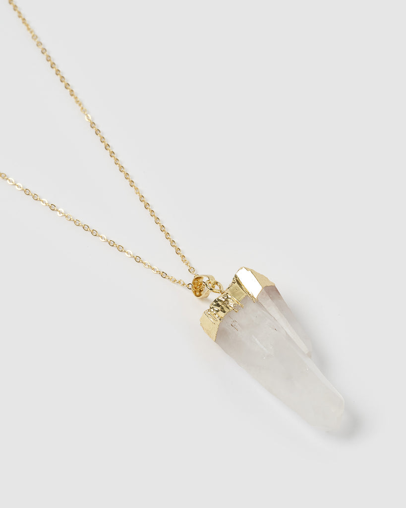 Quartz Necklace - Etsy