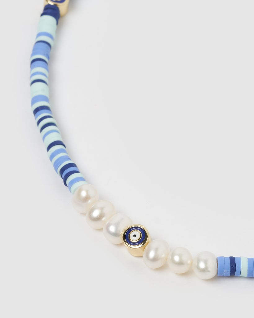 Miz Casa & Co Amara Choker Blue