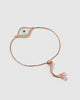 Miz Casa & Co Time Keeper Bracelet Rose Gold Pearl