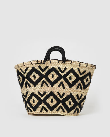 Miz Casa & Co Mini Imogen Basket Bag Black