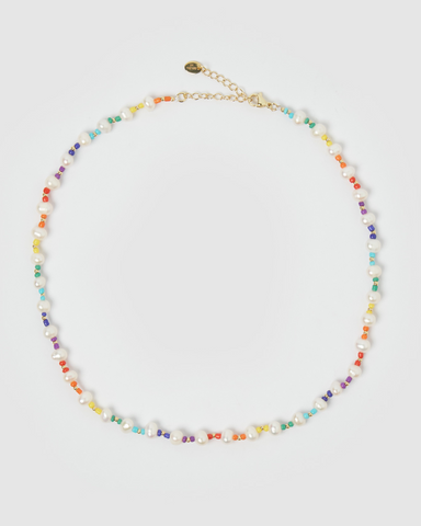 Miz Casa & Co Nemo Shell Necklace Turquoise