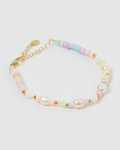 Miz Casa & Co Percy Choker Pearl Multi