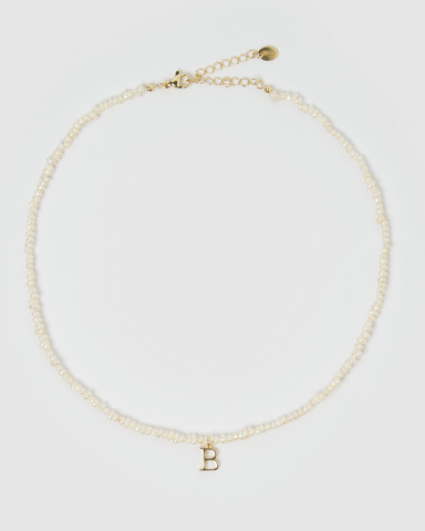Miz Casa Co Pearl Letter J Choker Miz Casa and Co