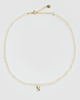 Miz Casa & Co Pearl Letter N Choker