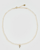 Miz Casa & Co Pearl Letter P Necklace