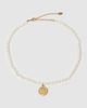 Miz Casa & Co Verona Choker Gold Pearl