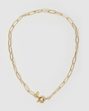 Miz Casa & Co Train Necklace Gold