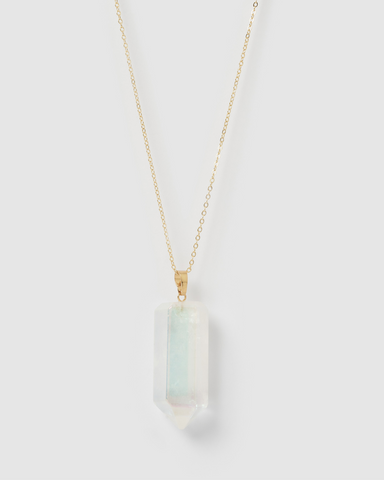 Miz Casa & Co Hope Necklace Rose Quartz