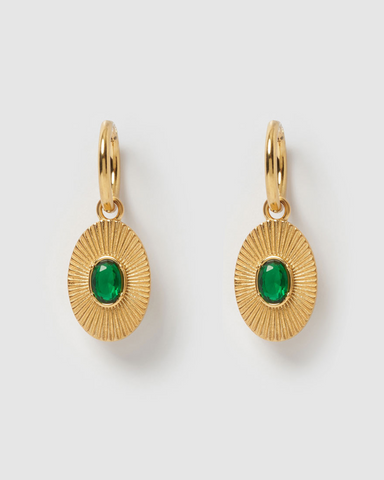 Miz Casa & Co Ingrid Stud Earrings Jade