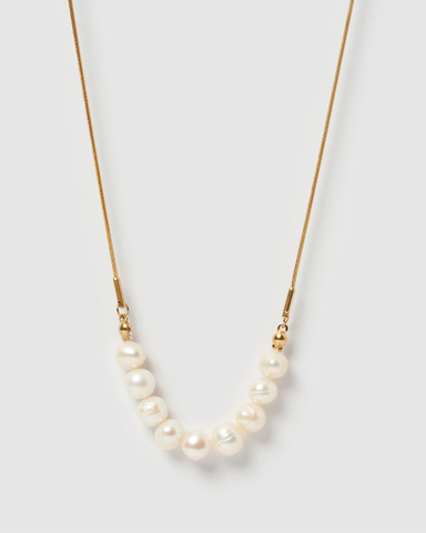 Miz Casa & Co Stacey Necklace Freshwater Pearl