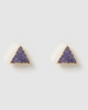 Miz Casa & Co Dusky Stud Earrings Amethyst