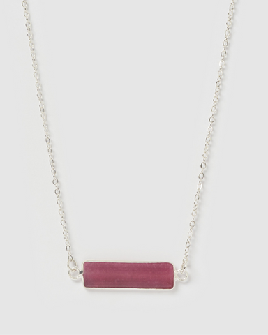 Miz Casa & Co Willa Necklace Rose Quartz