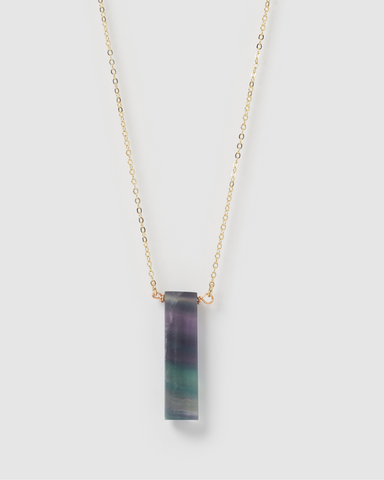 Miz Casa & Co Leny Necklace Clear Quartz