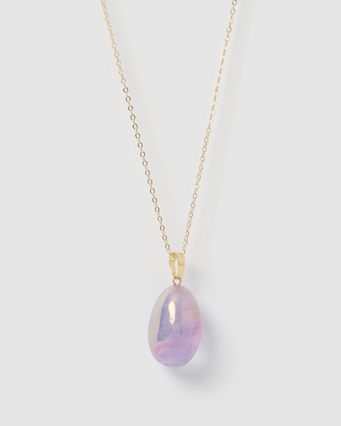 Miz Casa & Co Willa Necklace Rose Quartz