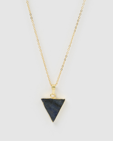 Miz Casa & Co Quinn Necklace Black Onyx