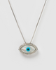 Miz Casa & Co Forever After Necklace Silver Pearl