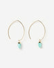 Miz Casa & Co Wanderer Earrings Gold Turquoise