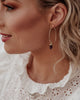 Miz Casa & Co Wanderer Earrings Gold Amethyst