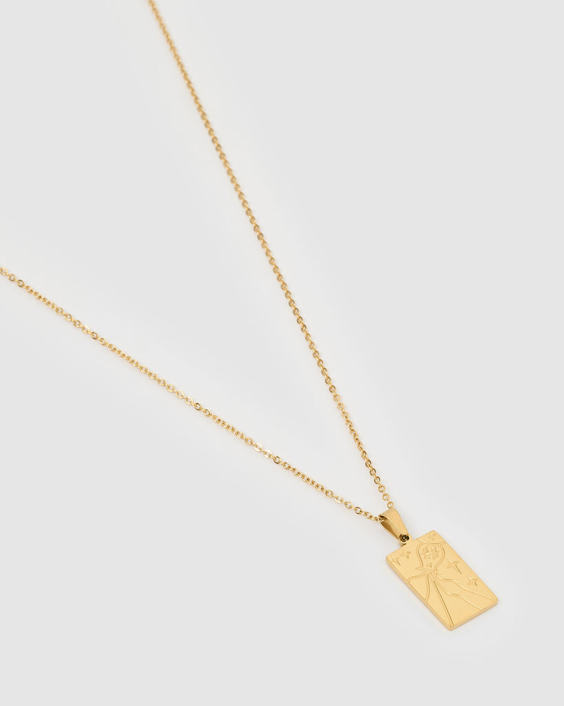 Miz Casa & Co Wren Pendant Necklace Gold