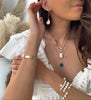 Miz Casa & Co Yara Earrings Freshwater Pearl Gold
