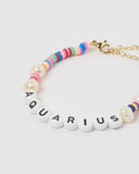 Miz Casa & Co Aquarius Star Sign Bracelet Multi