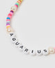 Miz Casa & Co Aquarius Star Sign Necklace Multi